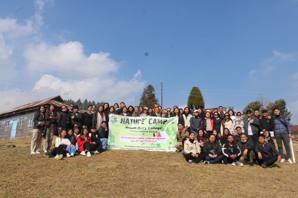Mount Mary College, Chümoukedima, recently conducted a three-day Nature Camp for 72 second-semester Social Science student/ teachers from the Department of Teacher Education.